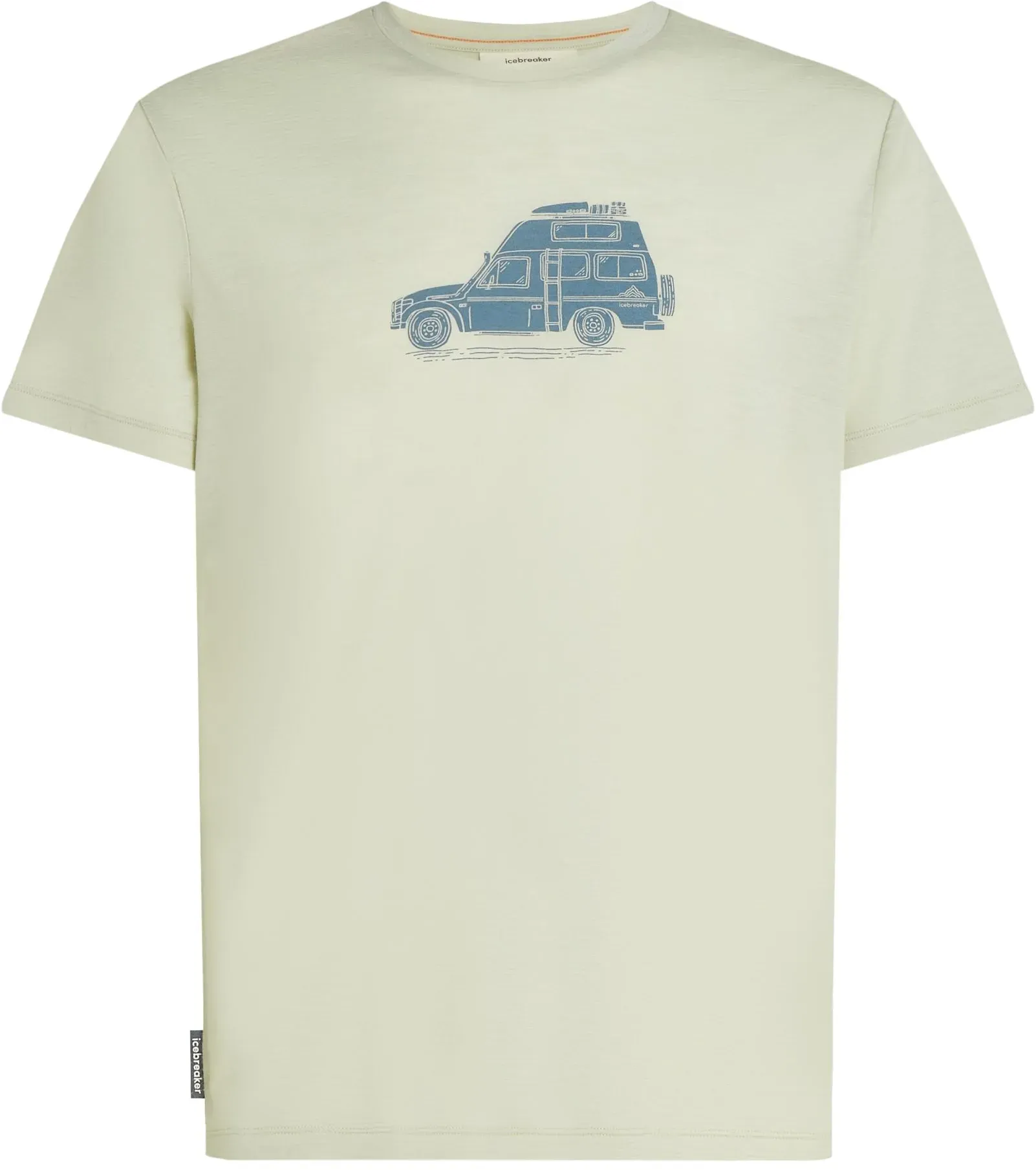 Icebreaker Herren Tech Lite T-Shirt Cosy Camper - XXL - ASHEN