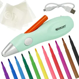 Westcott Zauberstift Kreativ-Set mit Airbrush-Stift