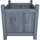 Hti-Living Heidi 36 x 36 x 39 cm Grau