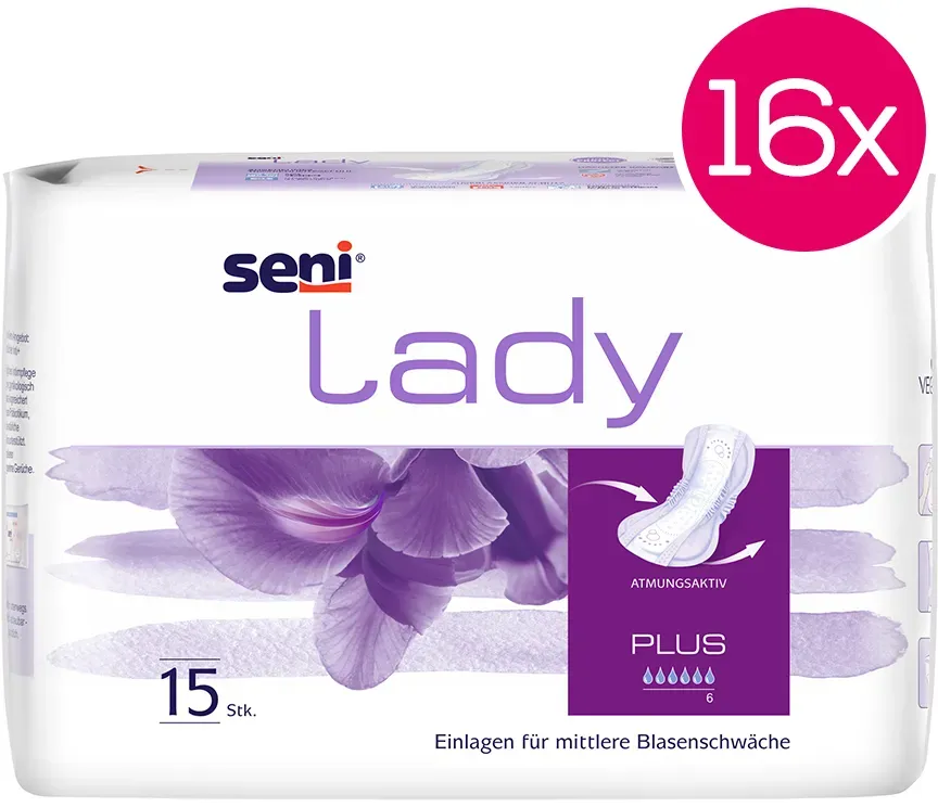 SENI LADY atmungsaktive Einlagen, Plus