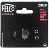 FELCO 2/92B Ersatzteilsatz mit Verschlussklinke, Silber (35 x 15 x 5 cm)