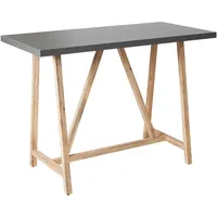 Beliani Talamone Gartentisch 140 x 70 x 100 cm Grau