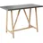Beliani Talamone Gartentisch 140 x 70 x 100 cm Grau
