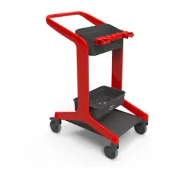 Vikan Mobile Reinigungsstation HyGo 57004 , Farbe: rot