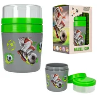 DEPESCHE Müsli To Go Becher 0,5 l Grün/Grau