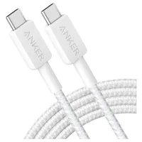 Anker 322 USB-C auf USB-C Kabel 60W 90cm geflochten weiß