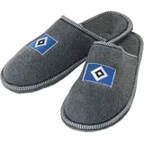 Hamburger SV Hausschuhe 2023 grau Unisex Gr. 47/48