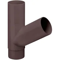 Inefa Abzweiger Fallrohr 60 Grad DN 100/100 Dunkelbraun