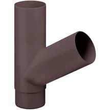 Inefa Abzweiger Fallrohr 60 Grad DN 100/100 Dunkelbraun