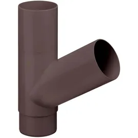 Inefa Abzweiger Fallrohr 60 Grad DN 100/100 Dunkelbraun