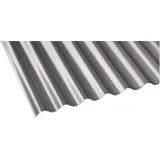 Scobalit Acryl Wellplatten 3mm Sinus 76/18 Wabenstruktur Graphit 1045 x 4500