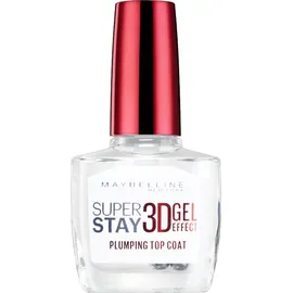 Maybelline New York Nagellack, Transparenter Überlack, Super Stay 3D Gel Effect Plumping Top Coat 10 ml