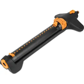 Fiskars Oszillierender Sprinkler Universalgröße 17 x 21 m schwarz/orange
