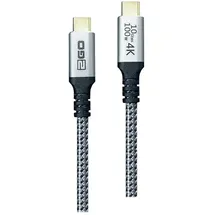 2Go Schnellladekabel USB-C 100W 10Gbps 1.2m