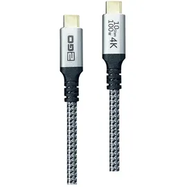 2Go Schnellladekabel USB-C 100W 10Gbps 1.2m