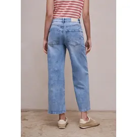 street one studio High Waist Wide Leg Jeans im Loose Fit Light Blue wash 28 - 28W / 28L
