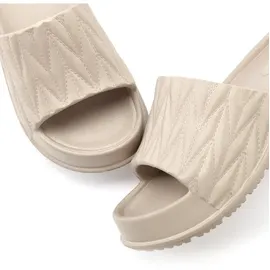 French Connection Badepantolette Damen Beige 42