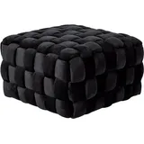 Jahnke Hocker WEB ART M Samt 0 x 0 x 0 cm Schwarz