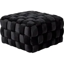Jahnke Hocker WEB ART M Samt 0 x 0 x 0 cm Schwarz