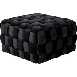 Jahnke Hocker WEB ART M Samt 0 x 0 x 0 cm Schwarz