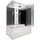 SeniorBad Kombination Badewanne Dusche K80-SW-TH-C-EA Duschtempel 180x100 cm OHNE Zusatzoption - Schwarz