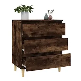 vidaXL Sideboard Räuchereiche 60x35x70 cm Holzwerkstoff