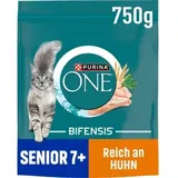 Purina ONE® Katzen-Trockenfutter Senior 7+ reich an Huhn und Vollkorn-Getreide 750,0 g