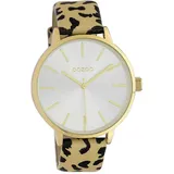 Oozoo Damen Armbanduhr Timepieces Analog Leder beige schwarz D2UOC10240 - beige