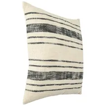 eglo living Kissenbezug Chevery 50 x 50 cm Schwarz-Weiß gestreift