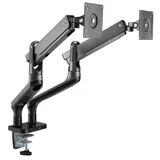 My Wall myWall Vollbeweglicher Tischhalter mit Federsystem & 2 USB-Anschlüssen für 2x Flachbildschirme (Tisch, 31.89"), Monitor Halterung