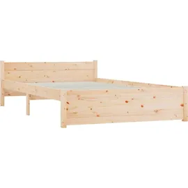 vidaXL Bett mit Schubladen 140 x 190 cm Braun