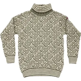 Devold of Norway Svalbard Wool High Neck Olive/Offwhite M