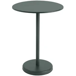 Muuto Linear Steel Tisch, höhe 95 cm, dunkelgrün