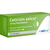Axicorp Pharma GmbH Cetirizin axicur 10 mg Filmtabletten