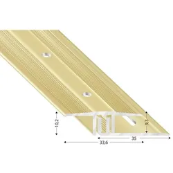 Alu-Übergangsprofil STS 33 - sand eloxiert