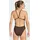 adidas Badeanzug Iconisea Ribbed Padded Braun 46