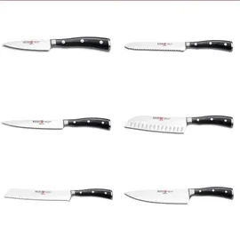 Wüsthof Classic Ikon Messersatz 6-tlg. Schwarz