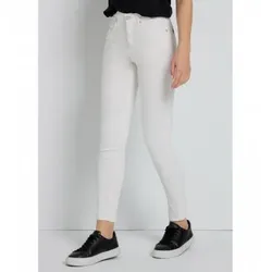 Victorio & Lucchino, V&L für Damen. 3052715 Medium Box Pants - Hohe Taille Skinny weiß (27), Lässig, Baumwolle