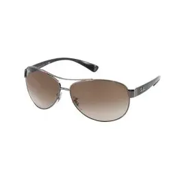 Ray-Ban RB3386 004/13 63-13 polished gunmetal /brown