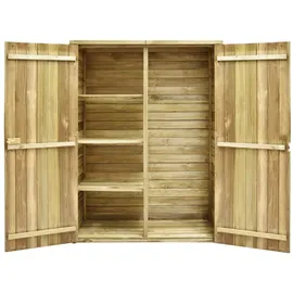vidaXL Geräteschuppen 1,23 x 0,5 x 1,71 m imprägniert