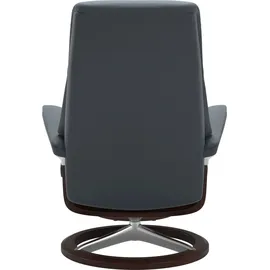 Stressless Stressless® Relaxsessel »View« mit Signature Base, Größe S,Gestell Braun blau