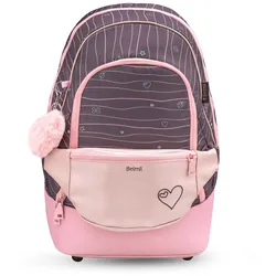 2-IN-1 Schultasche & Gürteltasche 2-teilig Ranzen Mint Rucksack