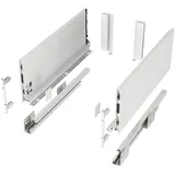 SOTech Schubkastensystem Junker Slim H: 167 mm L 550 mm 40kg Soft Close Weiß