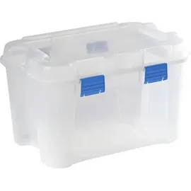 Curver Aufbewahrungsbox Totem 60 l 1-tlg. transparent/blau