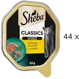 Sheba Classics in PasteGeflügel Cocktail Nassfutter 44 x 85 g