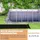 Costway Solarkollektor Poolheizung schwarz 600x75 cm