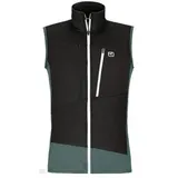 Ortovox Herren Fleece Grid Weste (Größe L, grau)