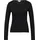 s.Oliver Geripptes Langarmshirt im Slim Fit mit Stickerei - schwarz - 34