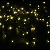 STAR LED Lichterkette 6m 48 Dioden warmweiß-schwarz außen Best Season 476-46 - Schwarz