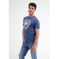 T-Shirt » T-Shirt, Logoprint«, Gr. M, TRAVEL BLUE, , 81515541-M